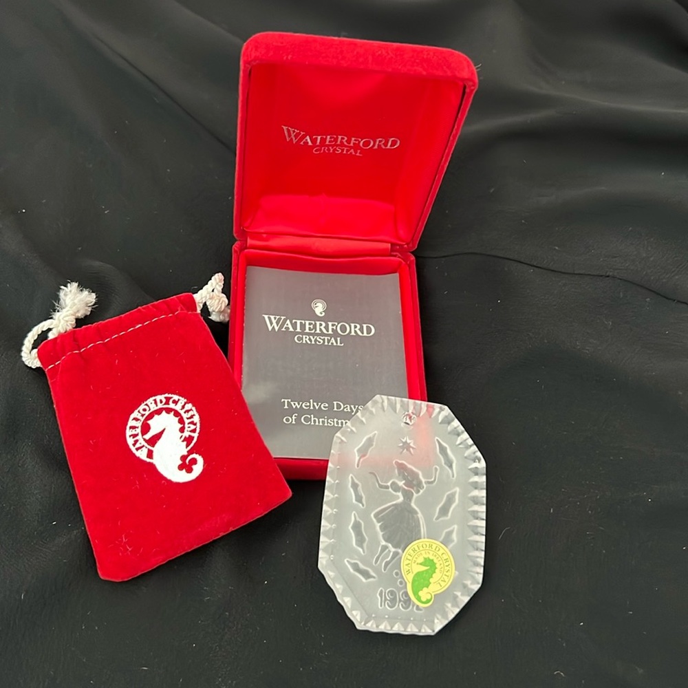Waterford crystal Christmas ornament